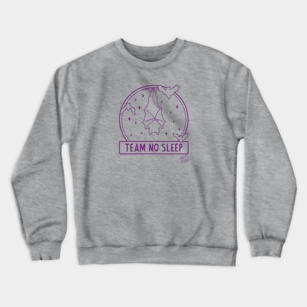 Team No Sleep Bats Crewneck Sweatshirt by prettyinpunk